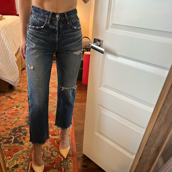 MOUSSY Vintage Kick Flare Crop - Picture 4 of 9